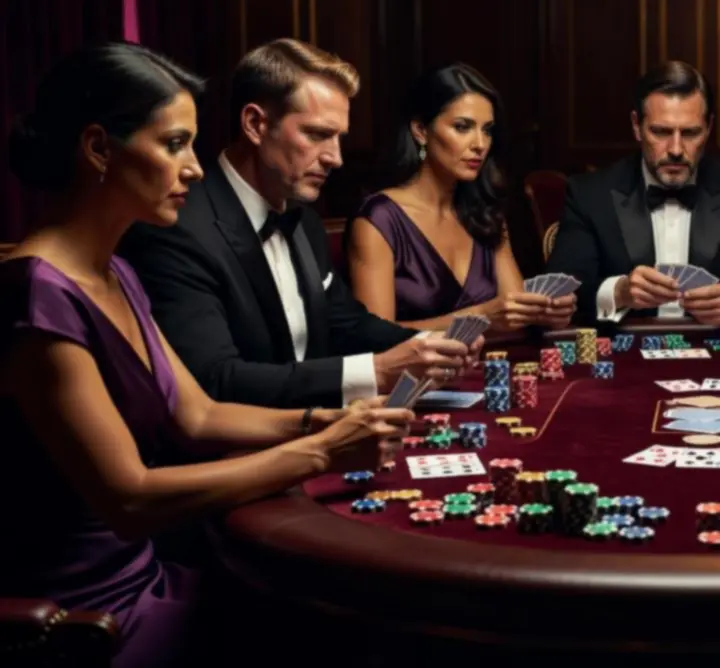 Elegancki wieczór pokerowy Velvet Night Venue w stylu kasyna