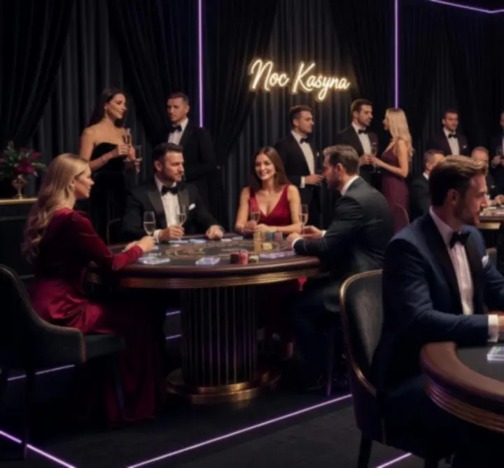 Stylowy wieczór tematyczny Velvet Night Venue z klimatem kasyna
